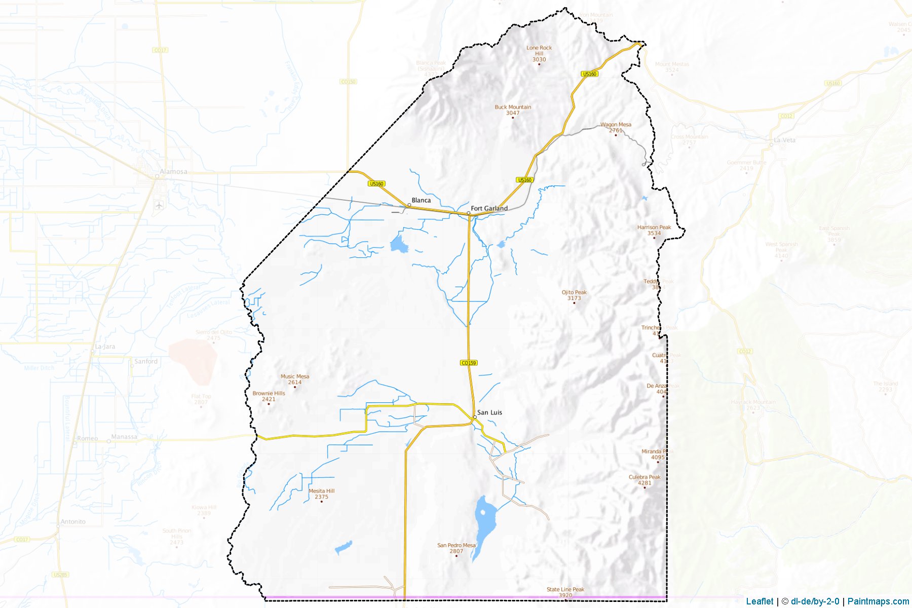 Muestras de recorte de mapas Costilla (Colorado)-1