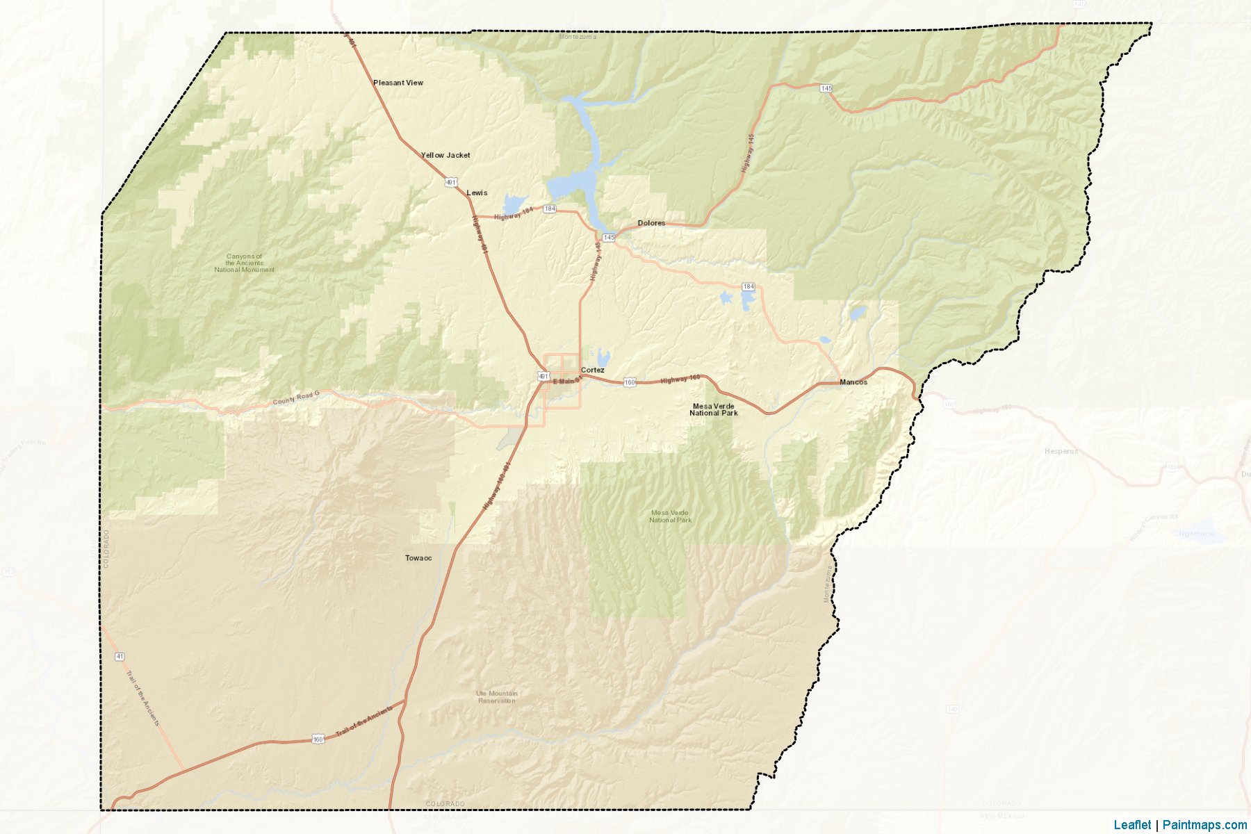 Montezuma (Colorado) Map Cropping Samples-2