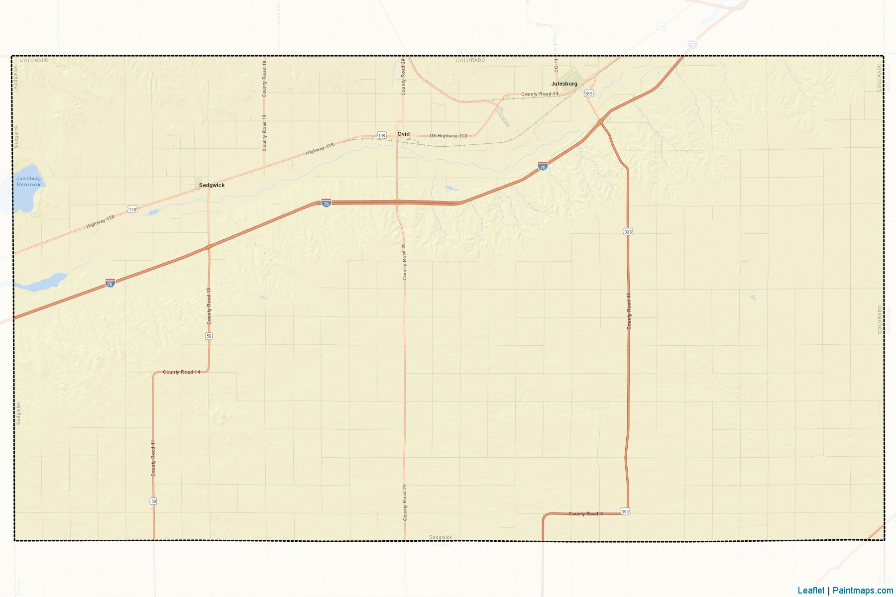 Sedgwick (Colorado) Map Cropping Samples-2