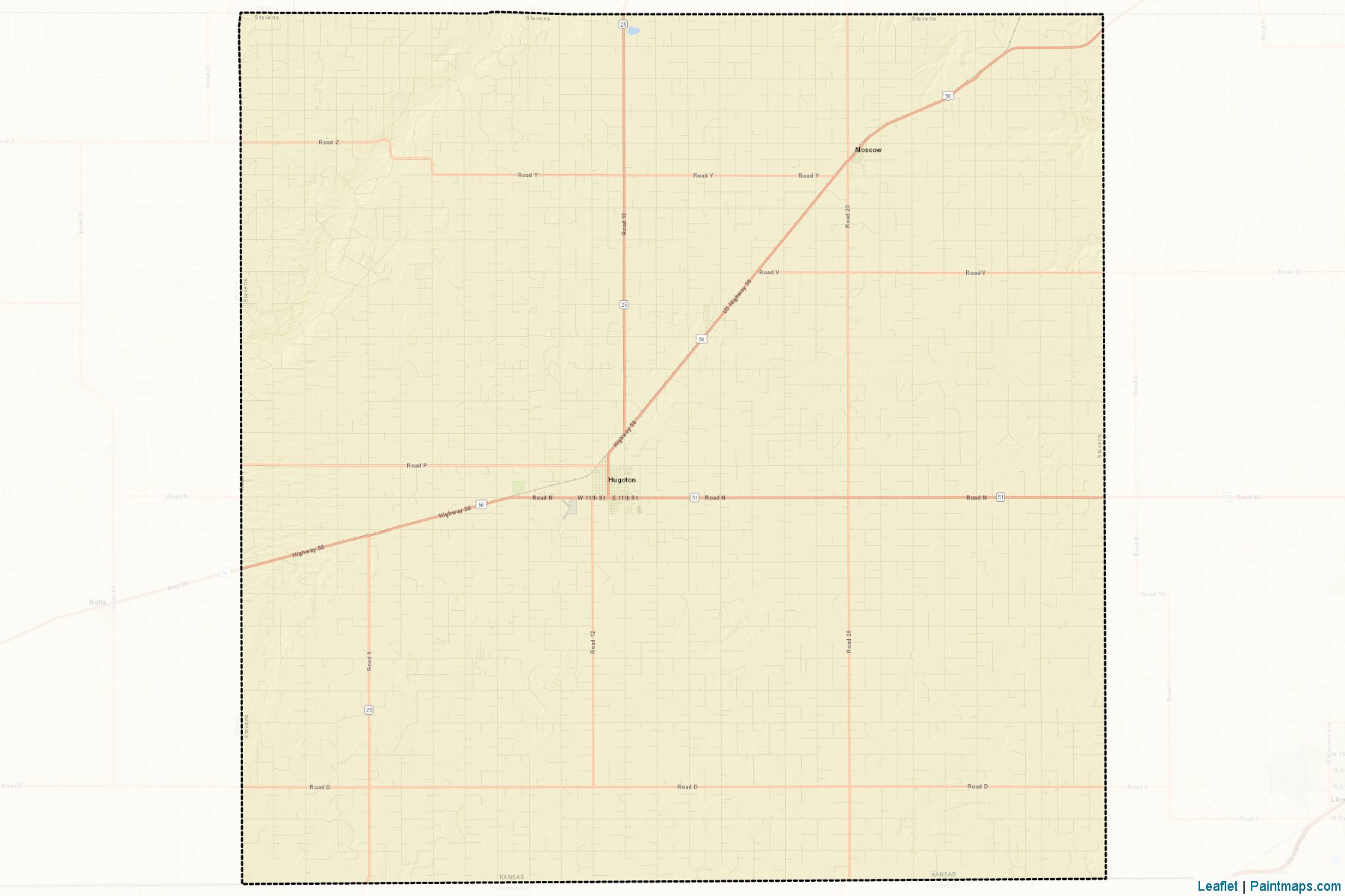 Stevens (Kansas) Map Cropping Samples-2