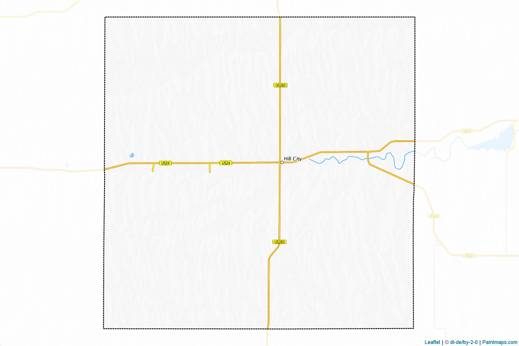 Muestras de recorte de mapas Graham (Kansas)-1