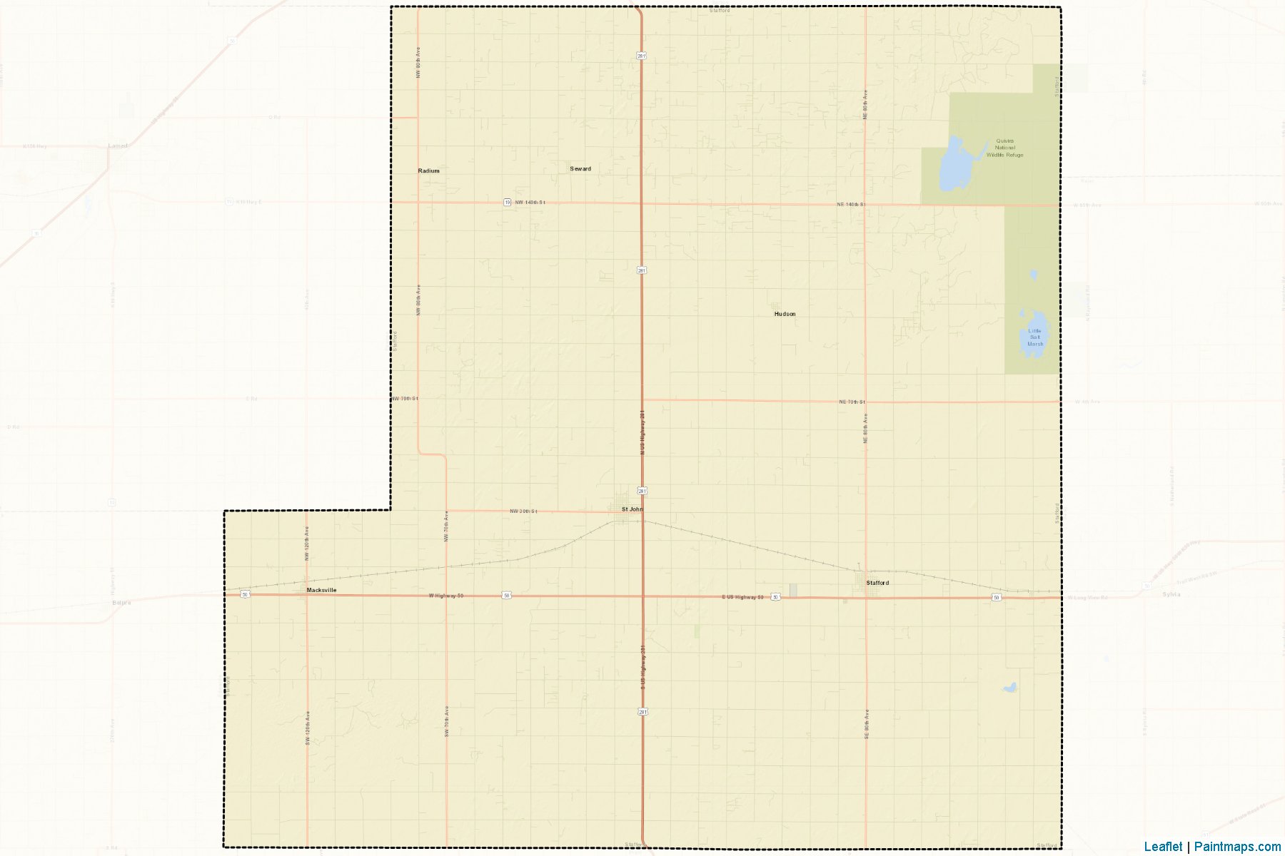 Stafford (Kansas) Map Cropping Samples-2