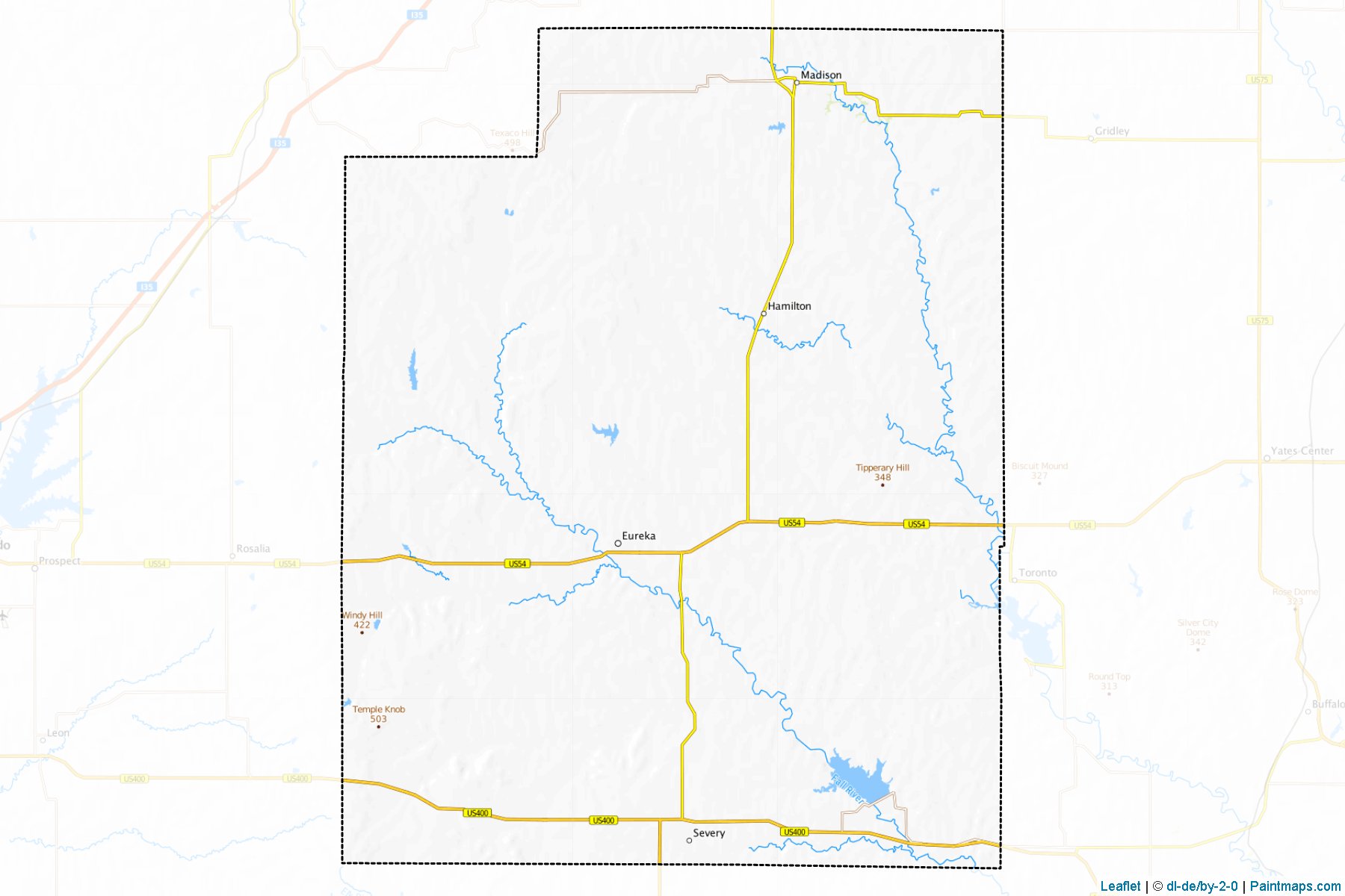 Greenwood (Kansas) Map Cropping Samples-1