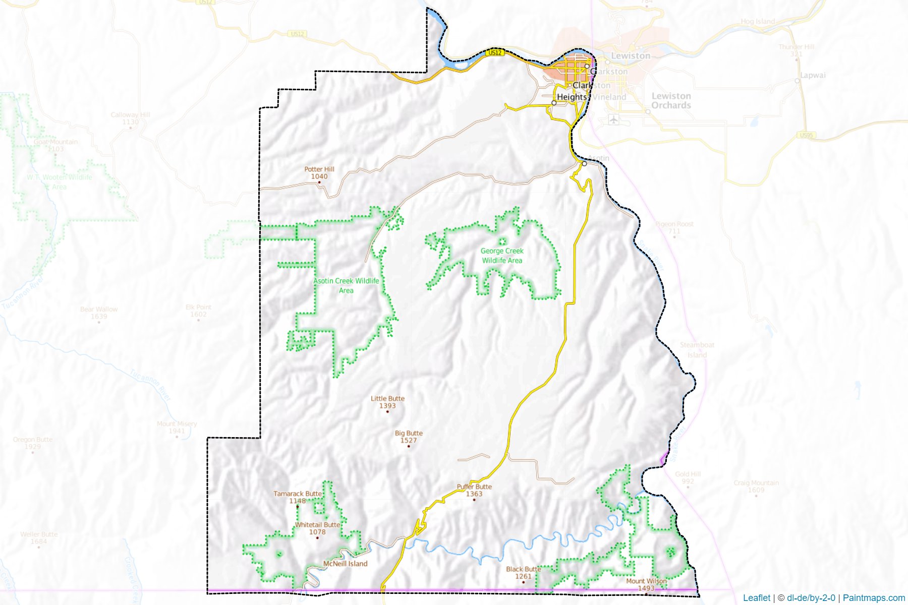 Asotin (Washington) Map Cropping Samples-1