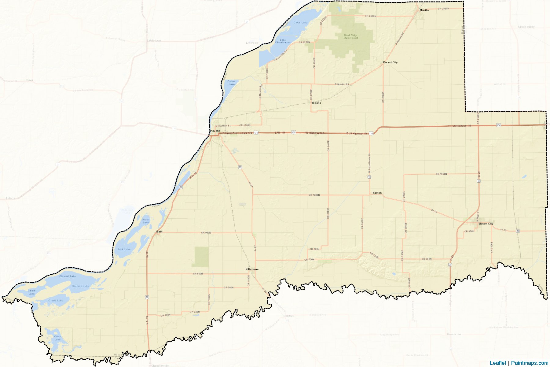 Mason (Illinois) Map Cropping Samples-2