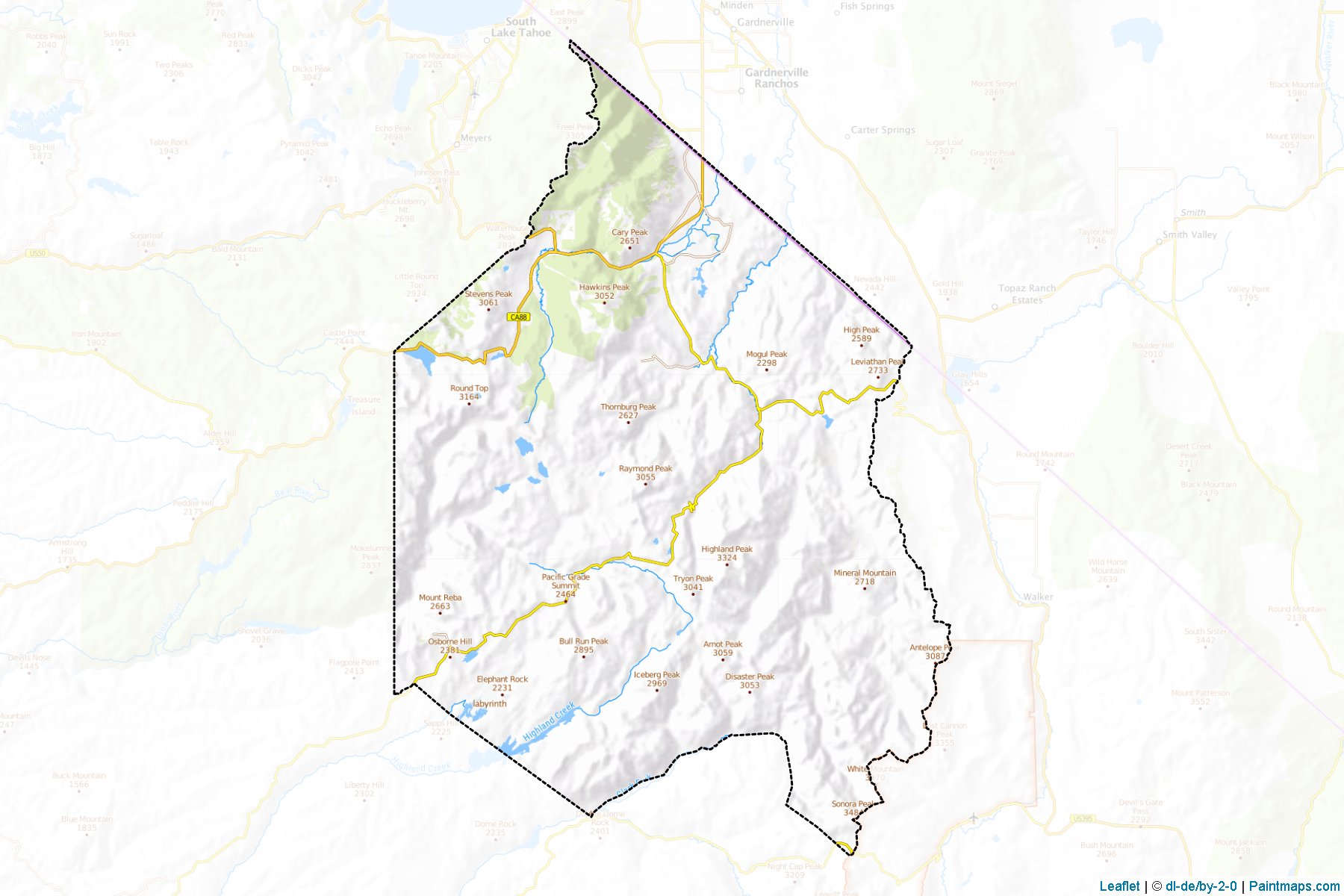 Muestras de recorte de mapas Alpine (California)-1