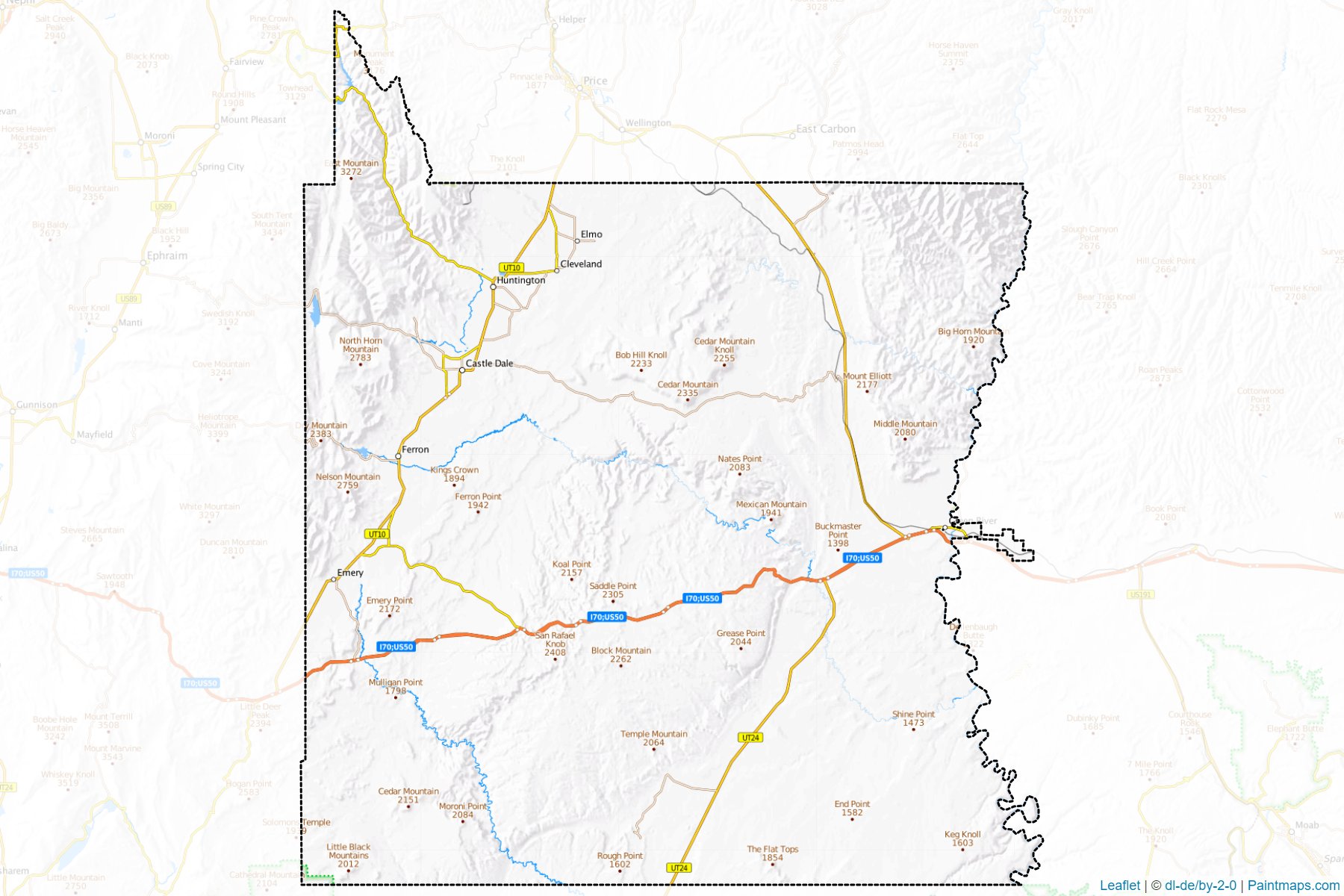 Emery (Utah) Map Cropping Samples-1