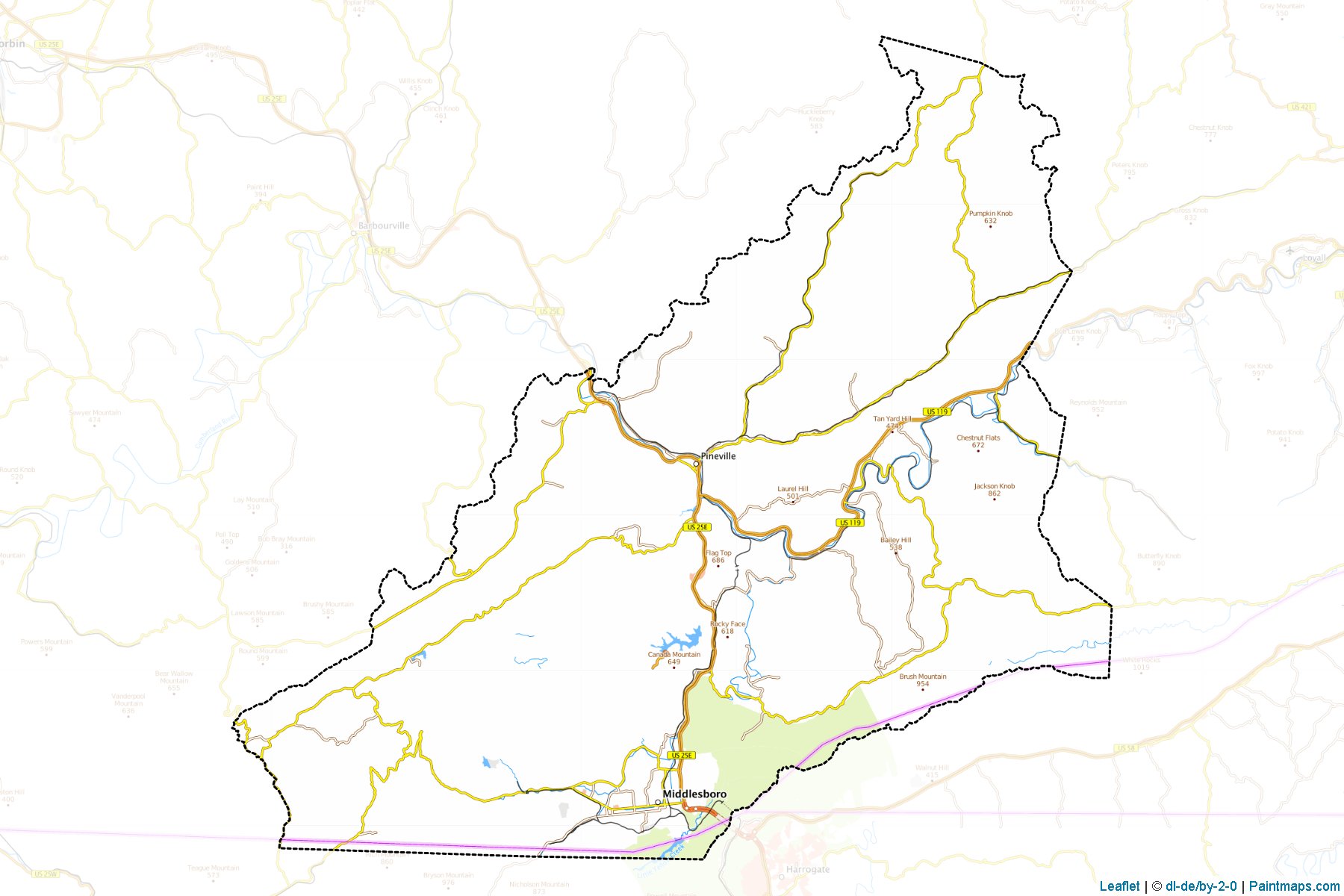 Bell (Kentucky) Map Cropping Samples-1