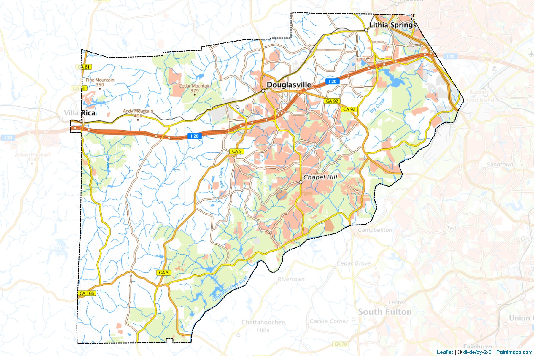 Douglas (Georgia) Map Cropping Samples-1