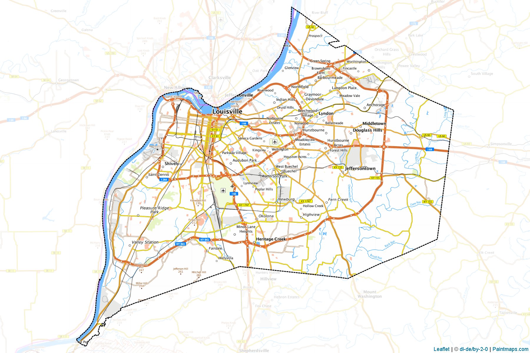 Jefferson (Kentucky) Map Cropping Samples-1