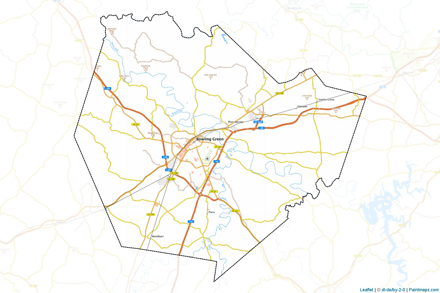 Warren (Kentucky) Map Cropping Samples-1