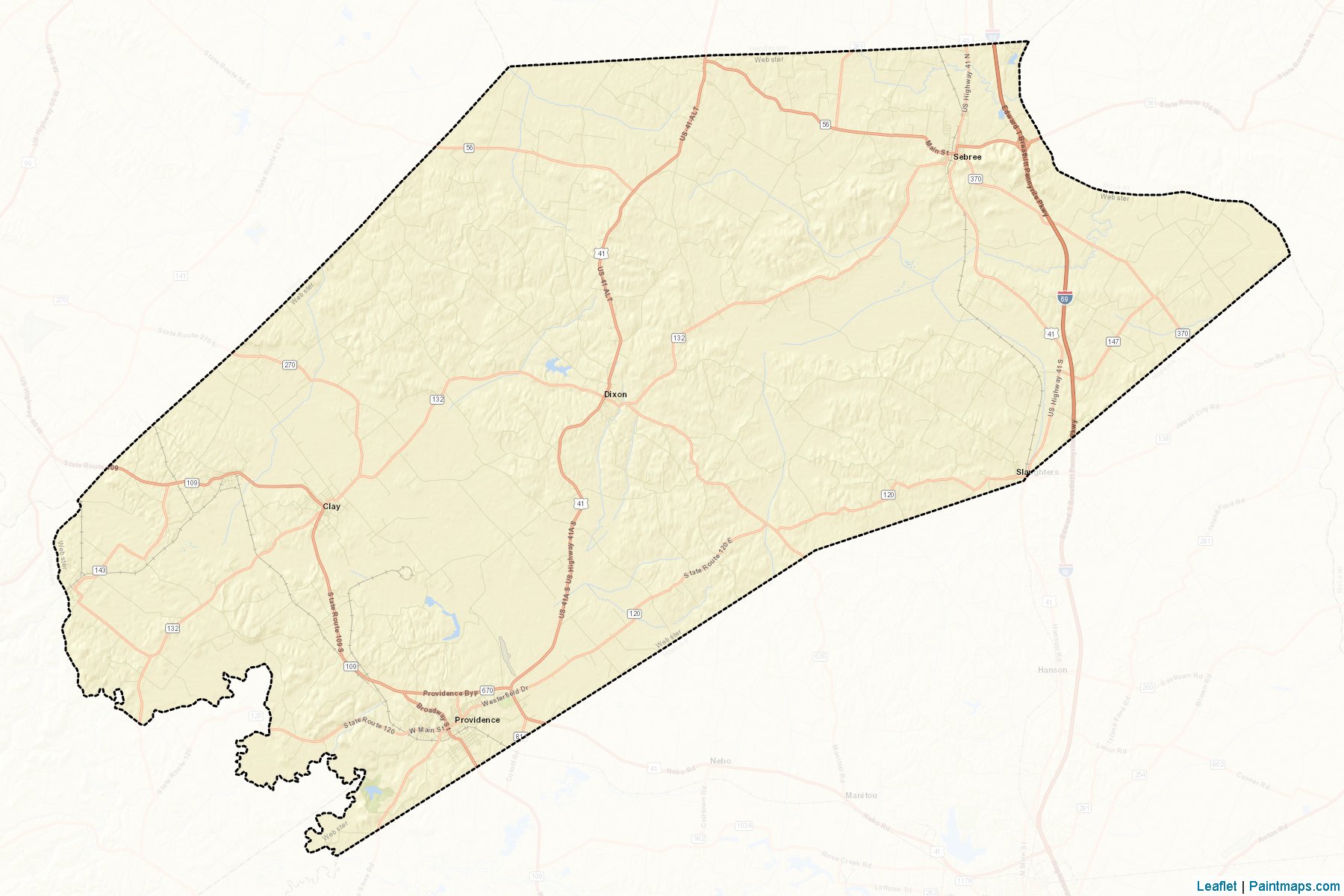 Webster (Kentucky) Map Cropping Samples-2