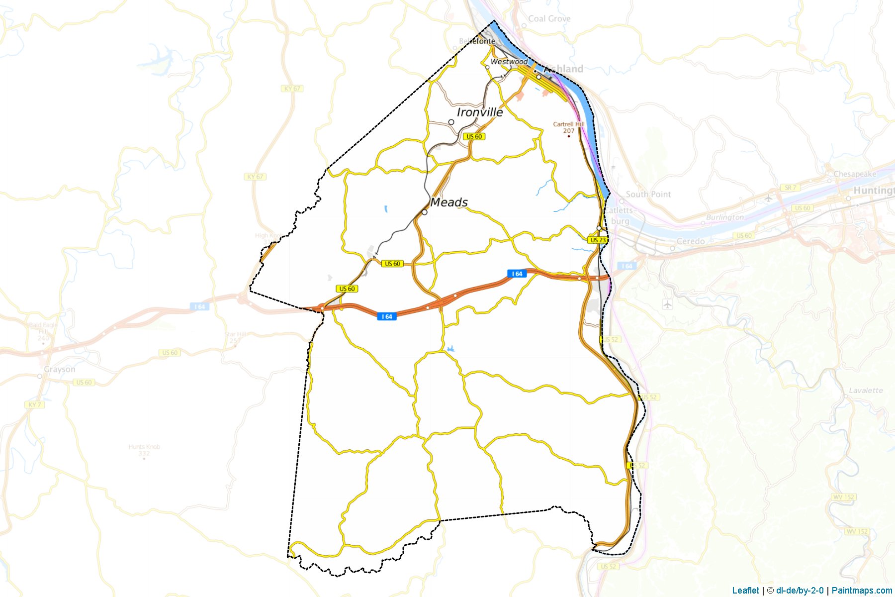 Boyd (Kentucky) Map Cropping Samples-1