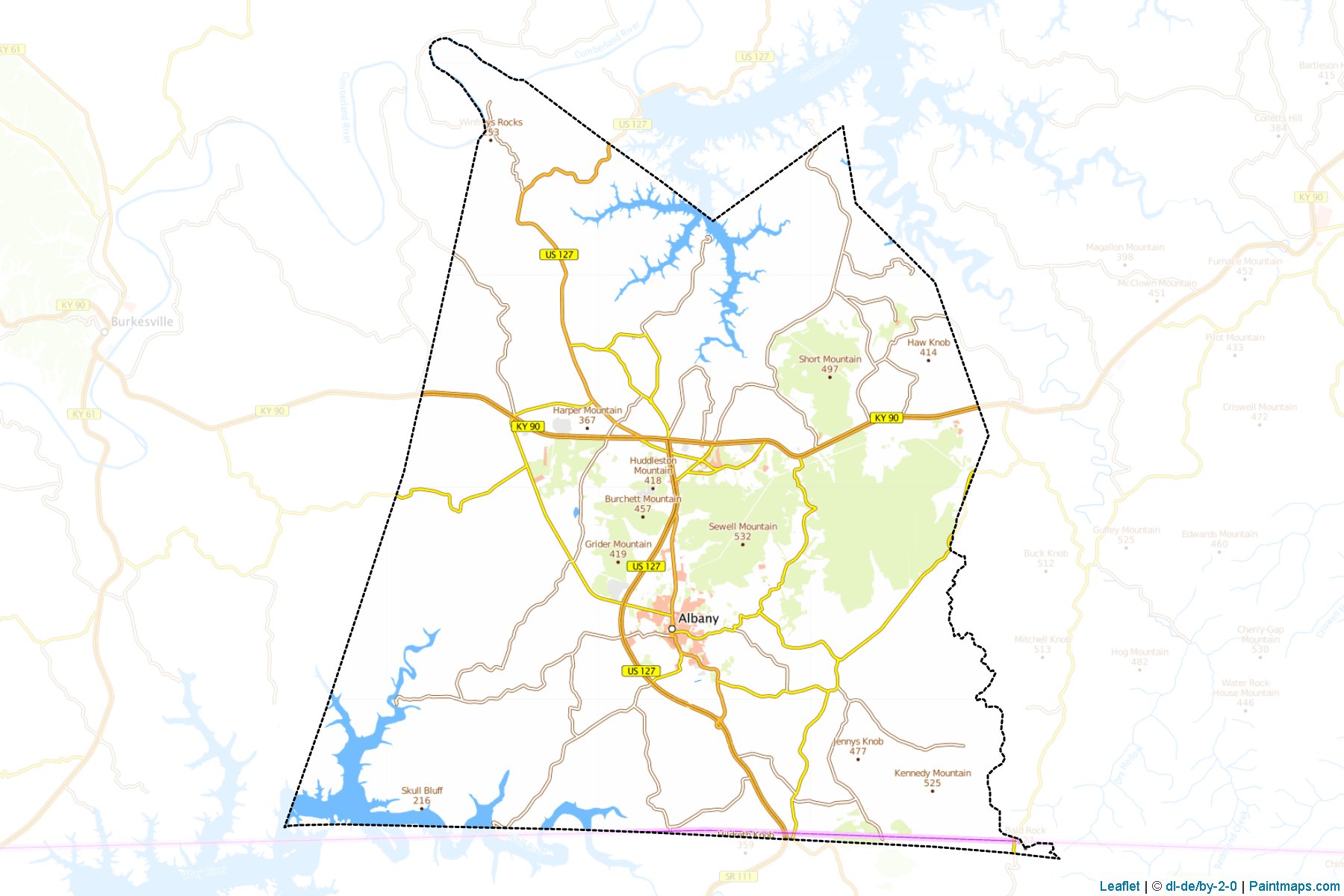 Clinton (Kentucky) Map Cropping Samples-1