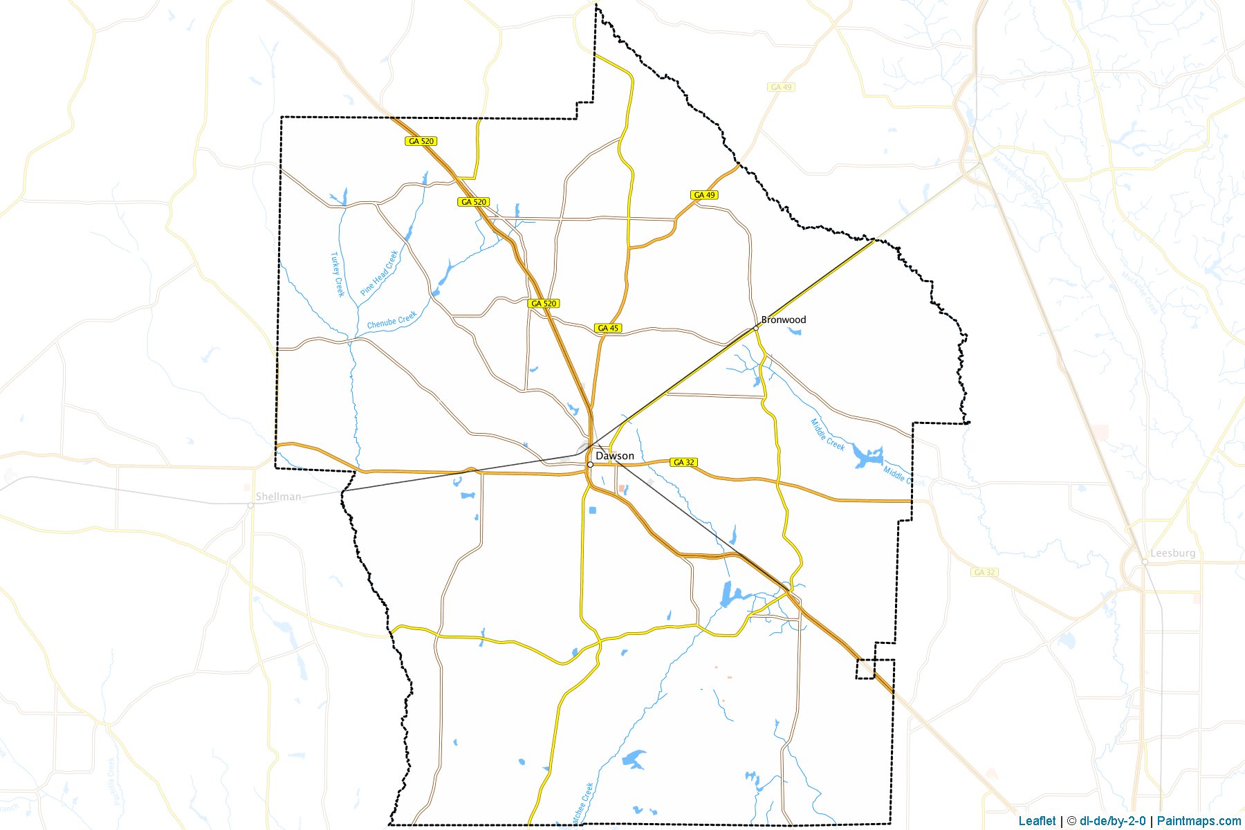 Terrell (Georgia) Map Cropping Samples-1