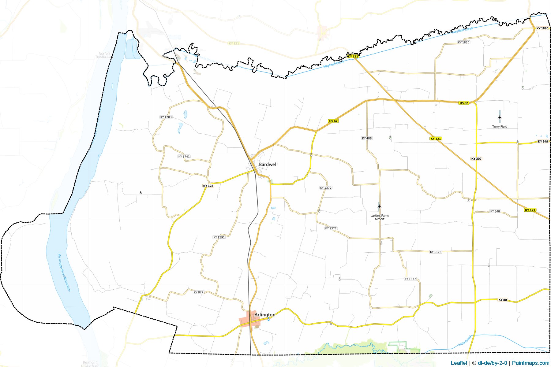 Carlisle (Kentucky) Map Cropping Samples-1