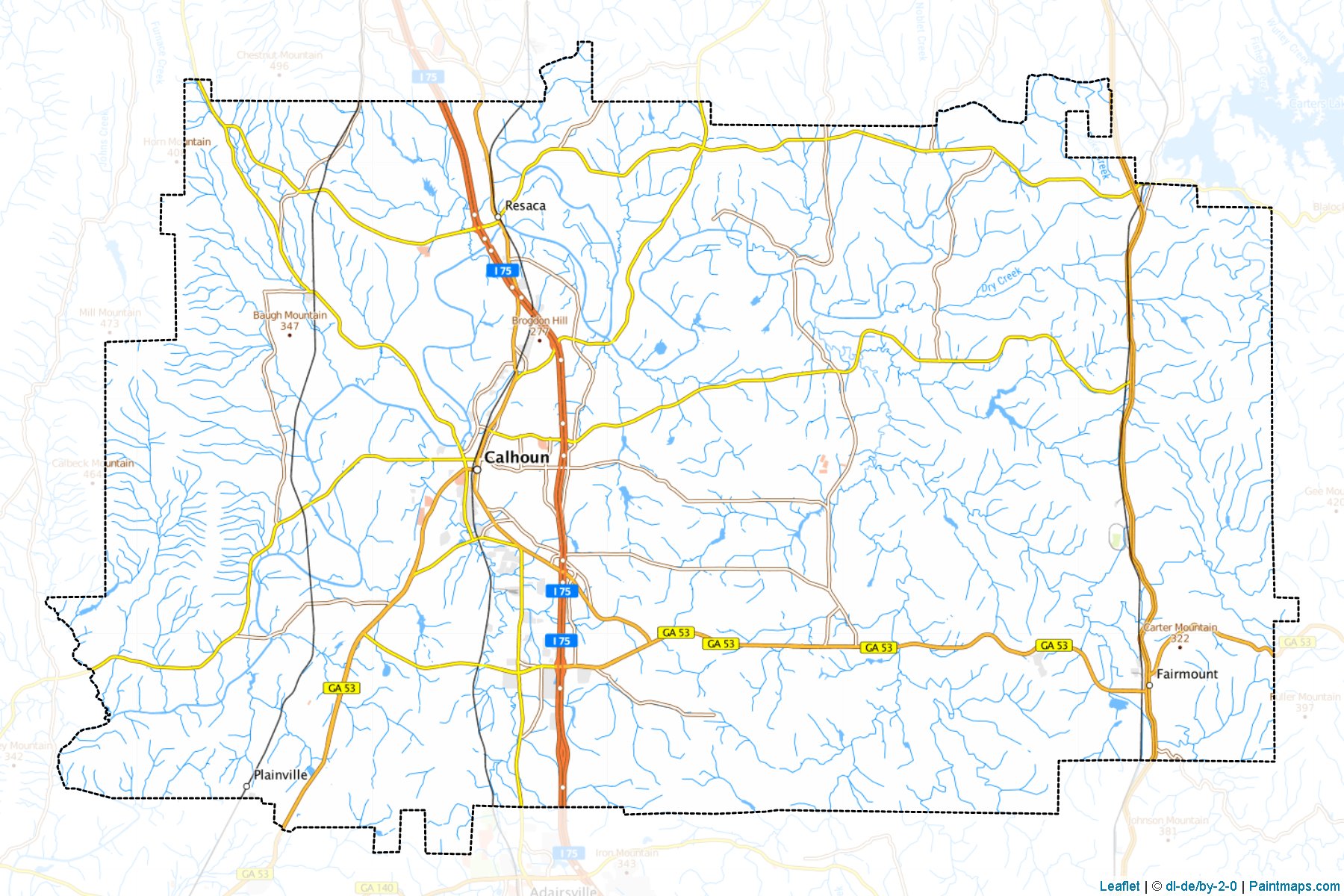 Gordon (Georgia) Map Cropping Samples-1