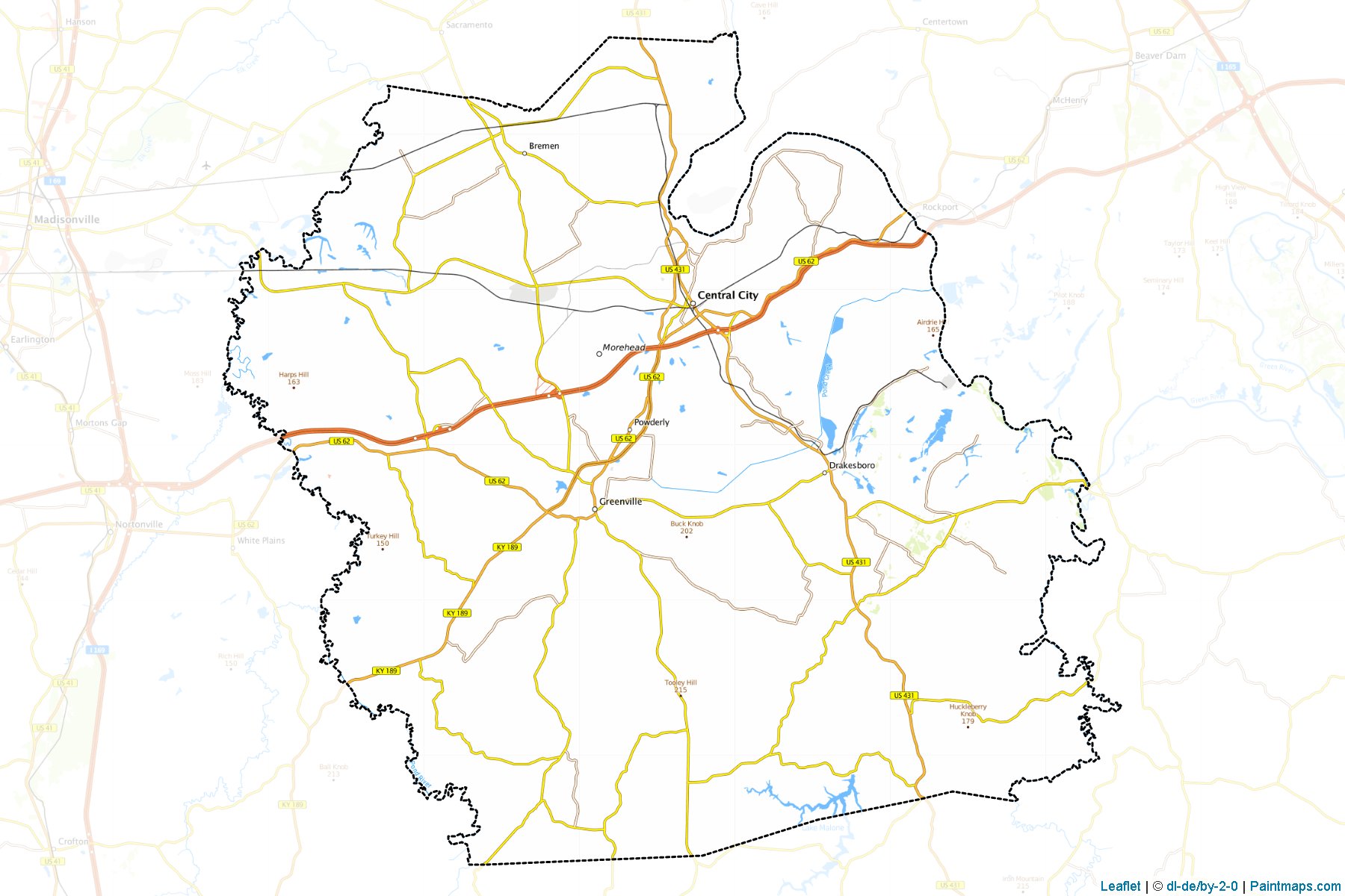 Muhlenberg (Kentucky) Map Cropping Samples-1