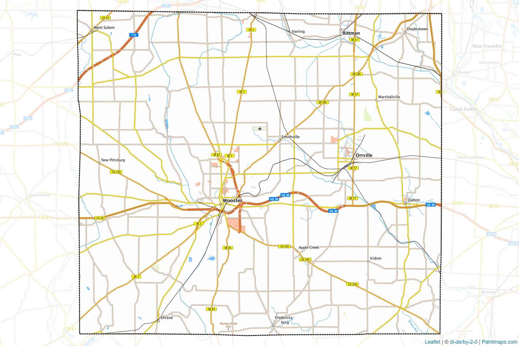 Wayne (Ohio) Map Cropping Samples-1