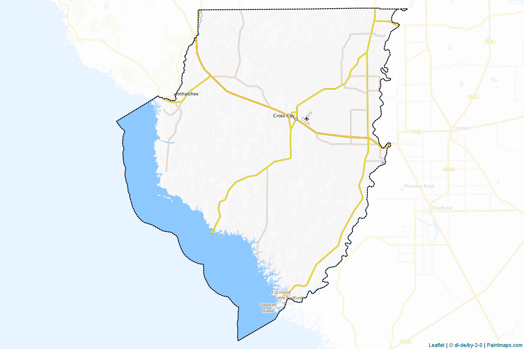 Dixie (Florida) Map Cropping Samples-1