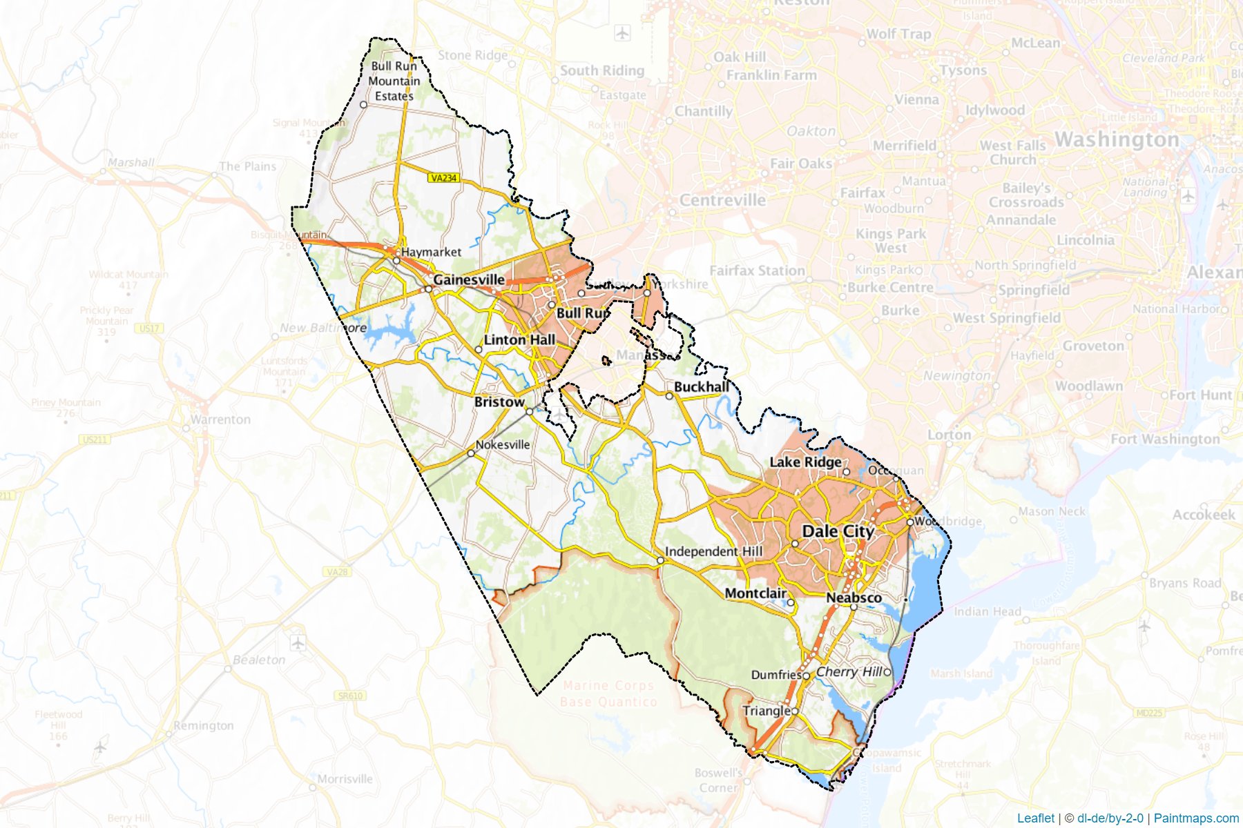 Prince William (Virginia) Map Cropping Samples-1