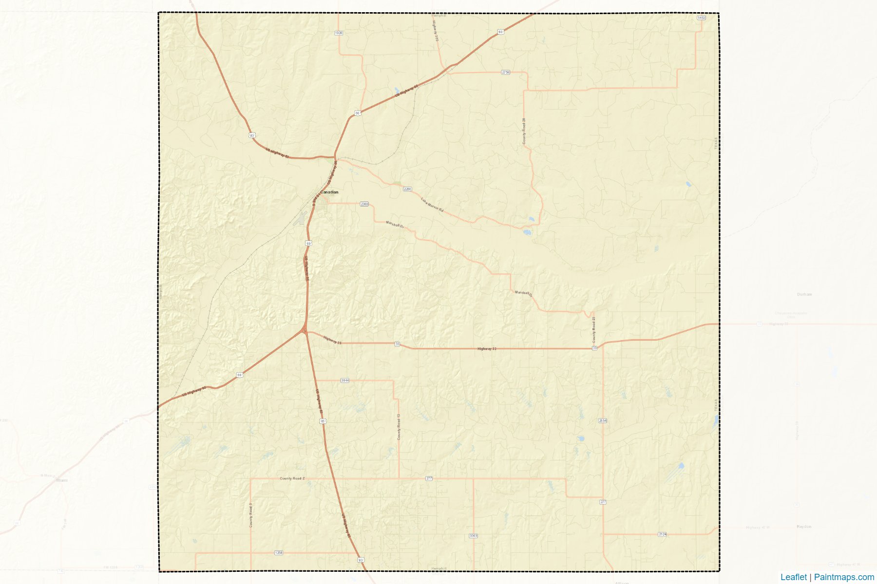 Hemphill (Texas) Map Cropping Samples-2