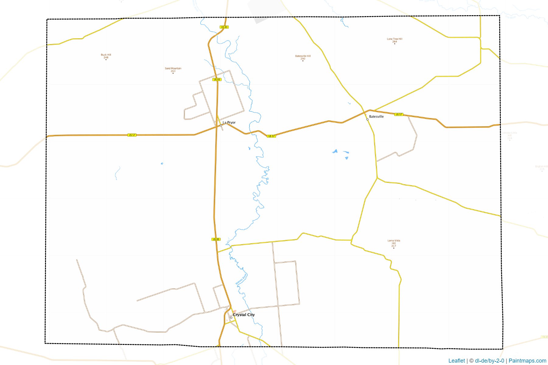 Zavala (Texas) Map Cropping Samples-1