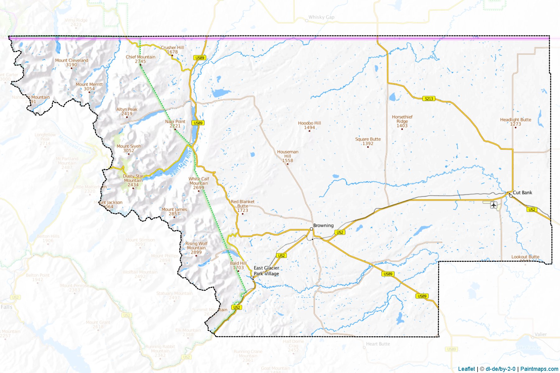 Glacier (Montana) Map Cropping Samples-1