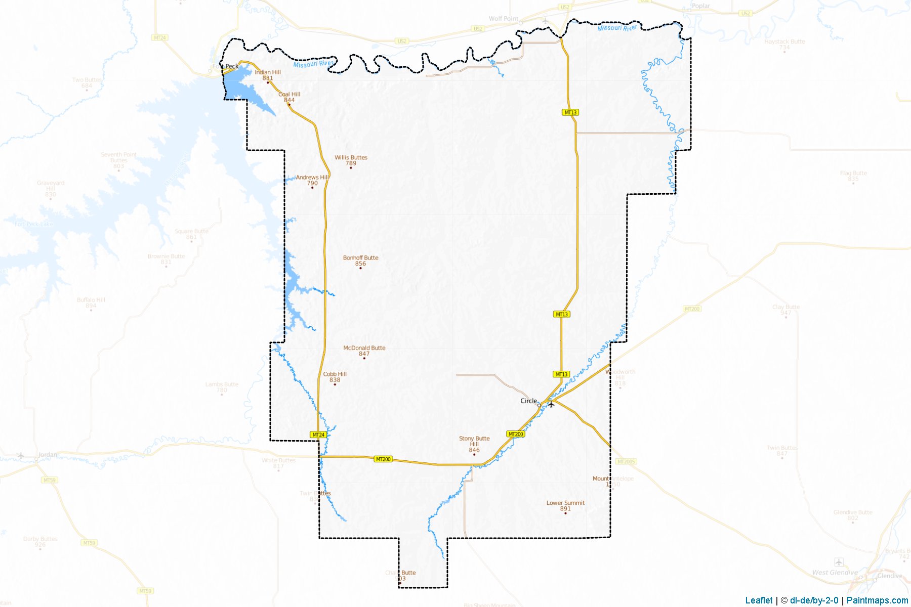 McCone (Montana) Map Cropping Samples-1