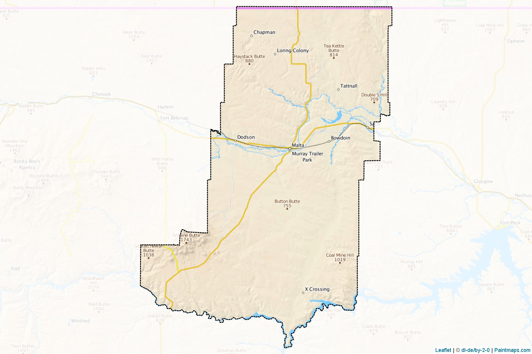 Phillips (Montana) Map Cropping Samples-1