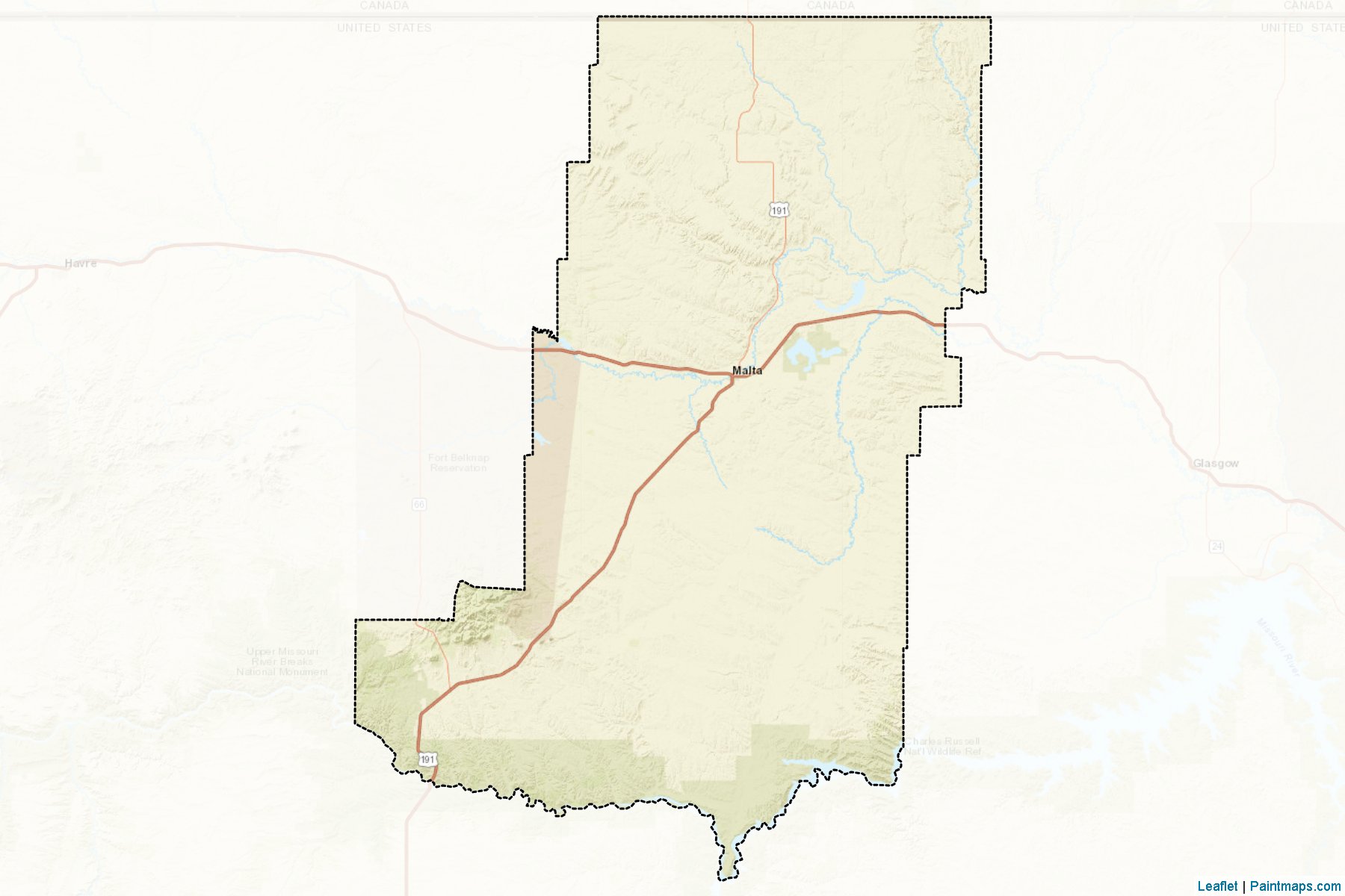 Phillips (Montana) Map Cropping Samples-2