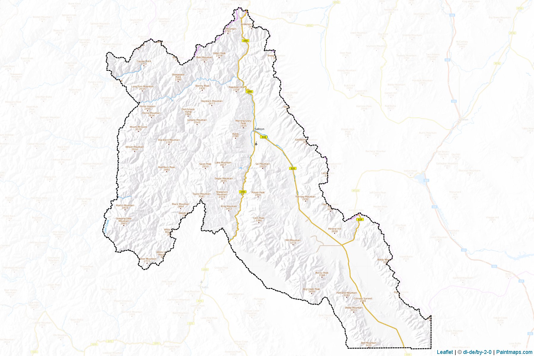 Lemhi (Idaho) Map Cropping Samples-1