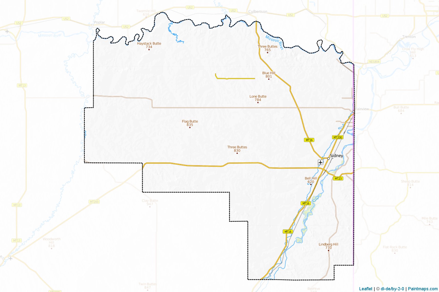 Richland (Montana) Map Cropping Samples-1