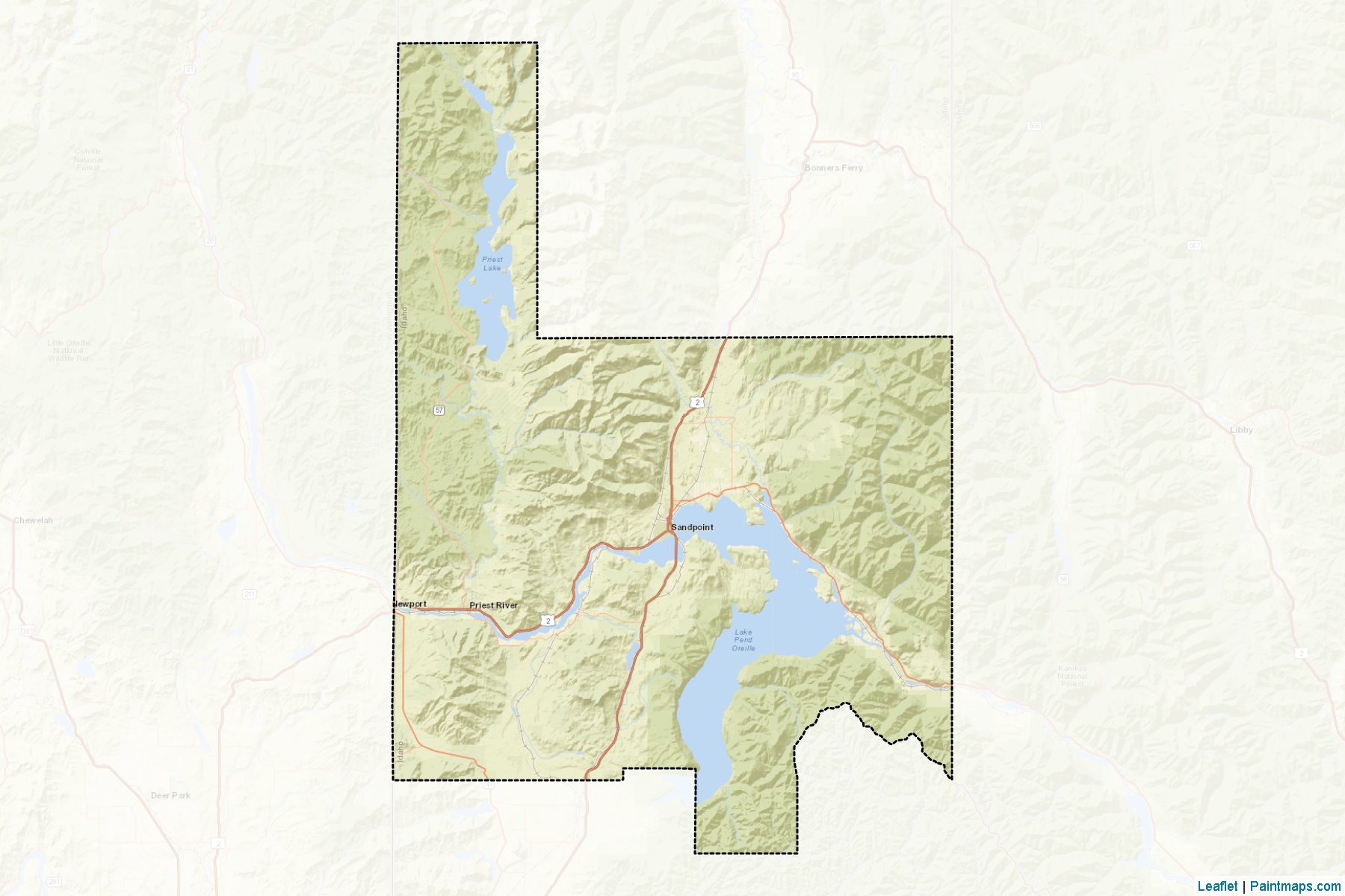 Bonner (Idaho) Map Cropping Samples-2