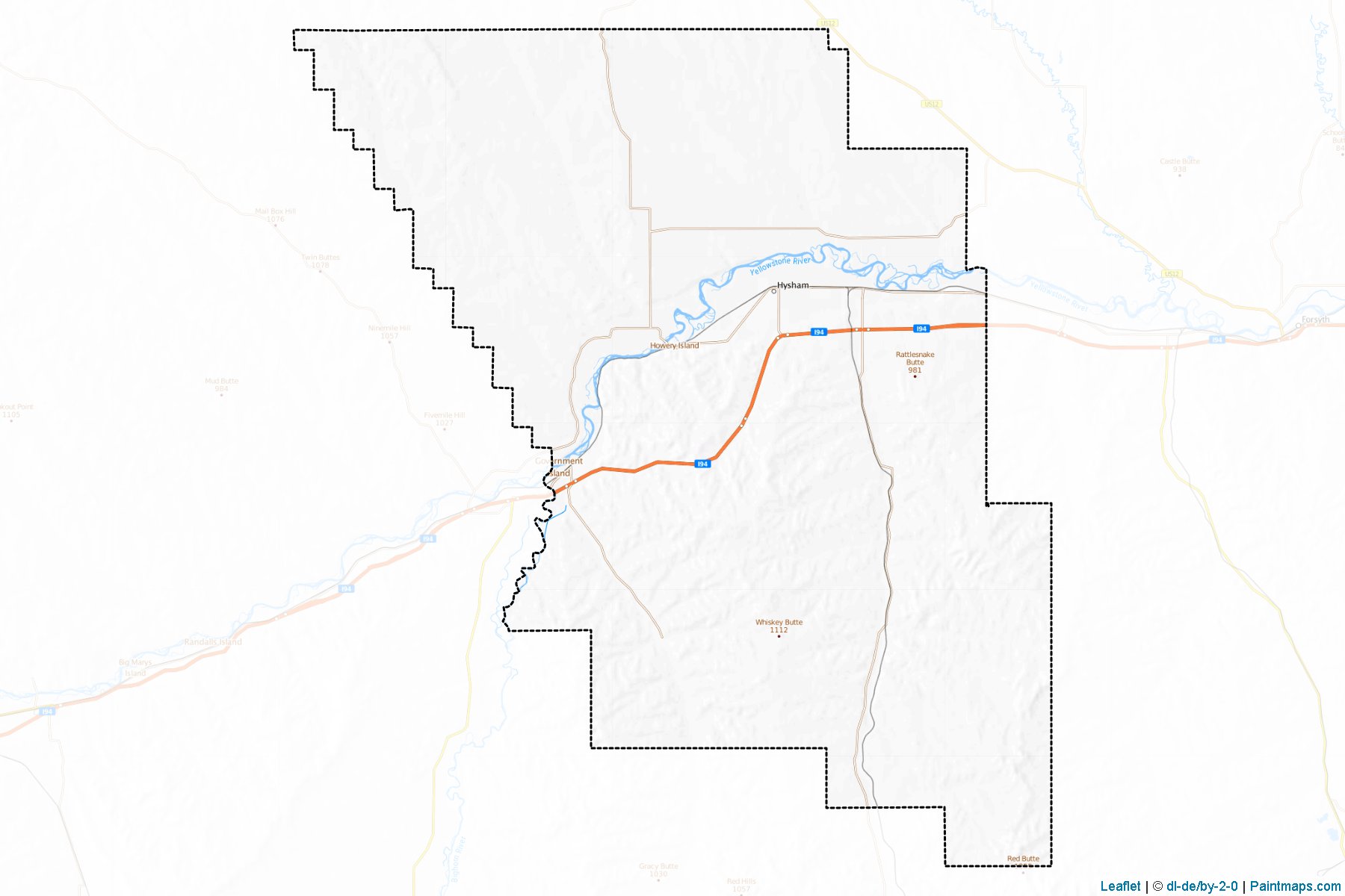 Treasure (Montana) Map Cropping Samples-1