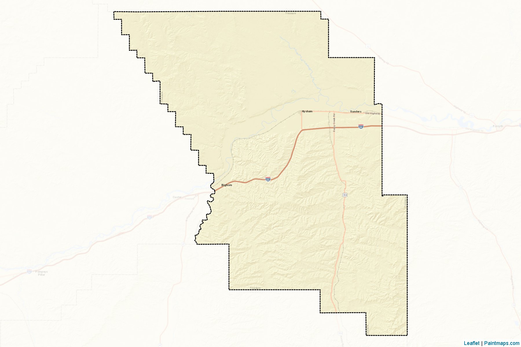 Treasure (Montana) Map Cropping Samples-2