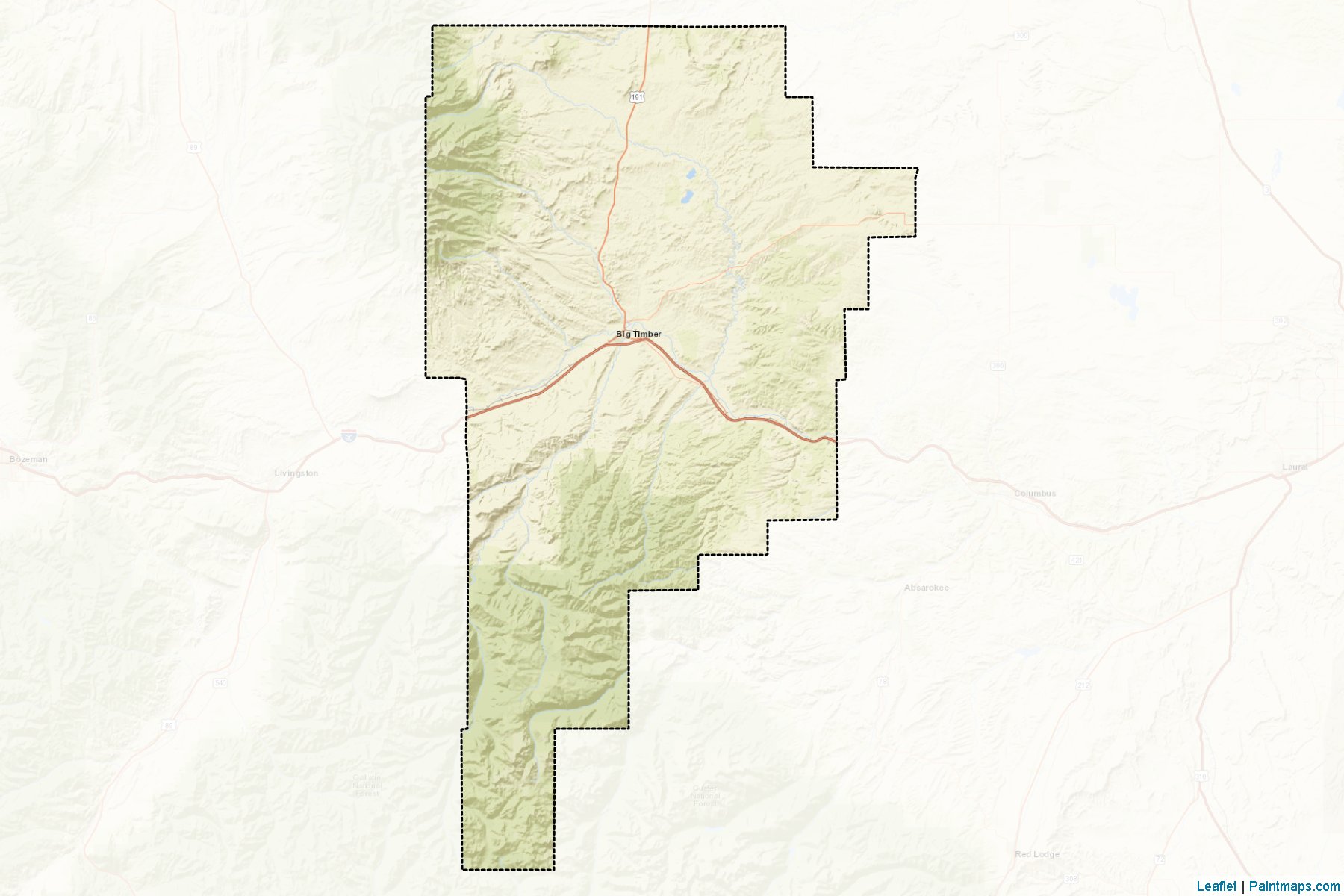 Sweet Grass (Montana) Map Cropping Samples-2