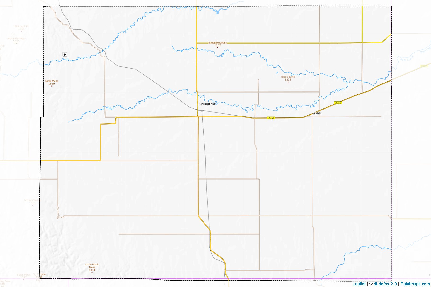 Muestras de recorte de mapas Baca (Colorado)-1