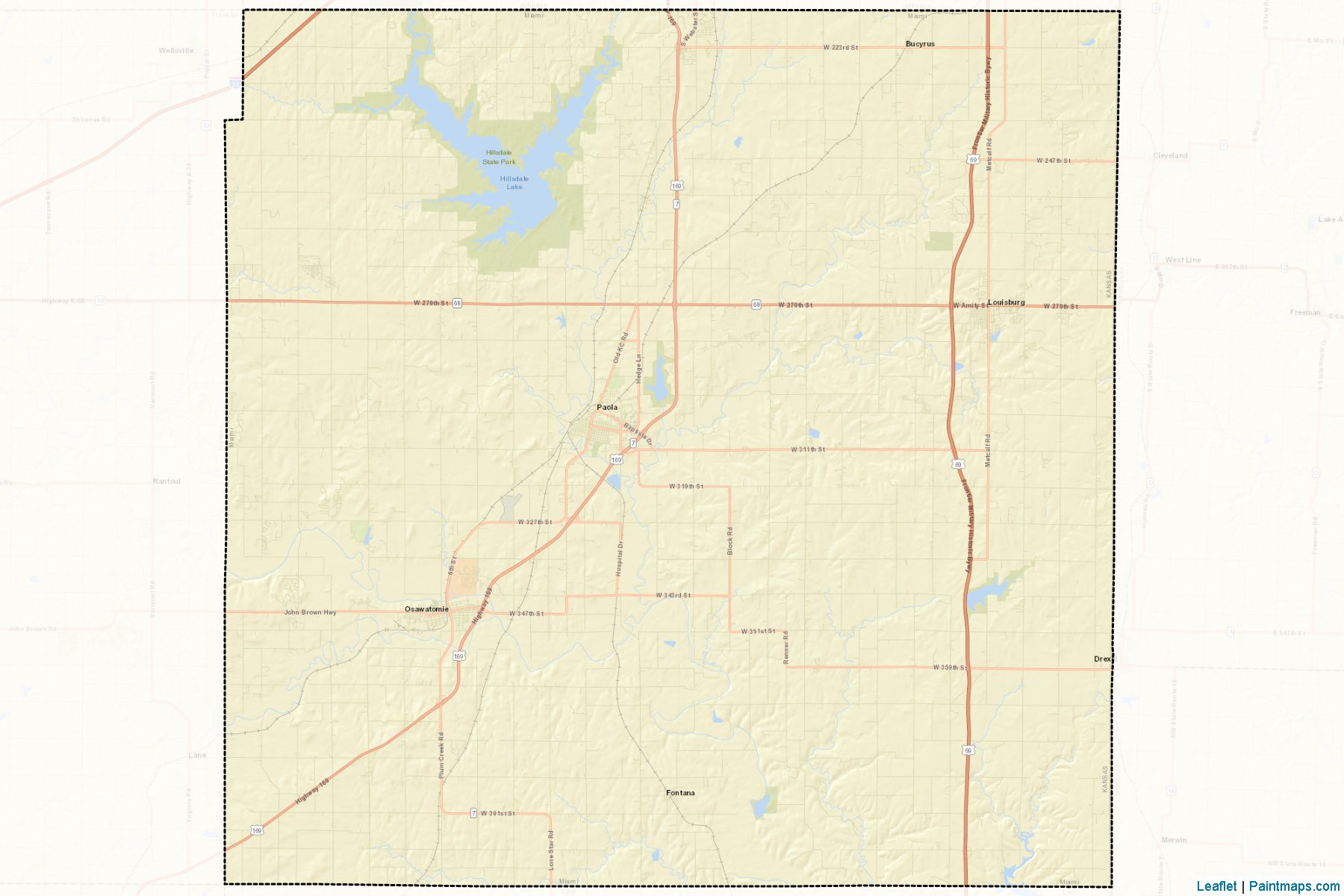 Muestras de recorte de mapas Miami (Kansas)-2