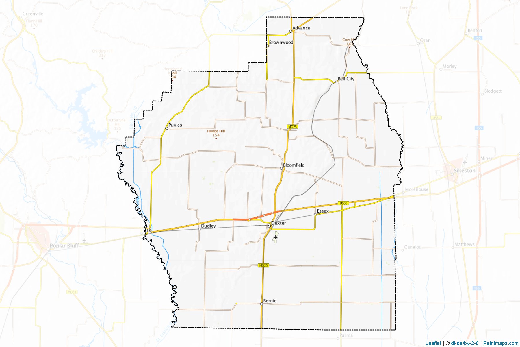 Stoddard (Missouri) Map Cropping Samples-1