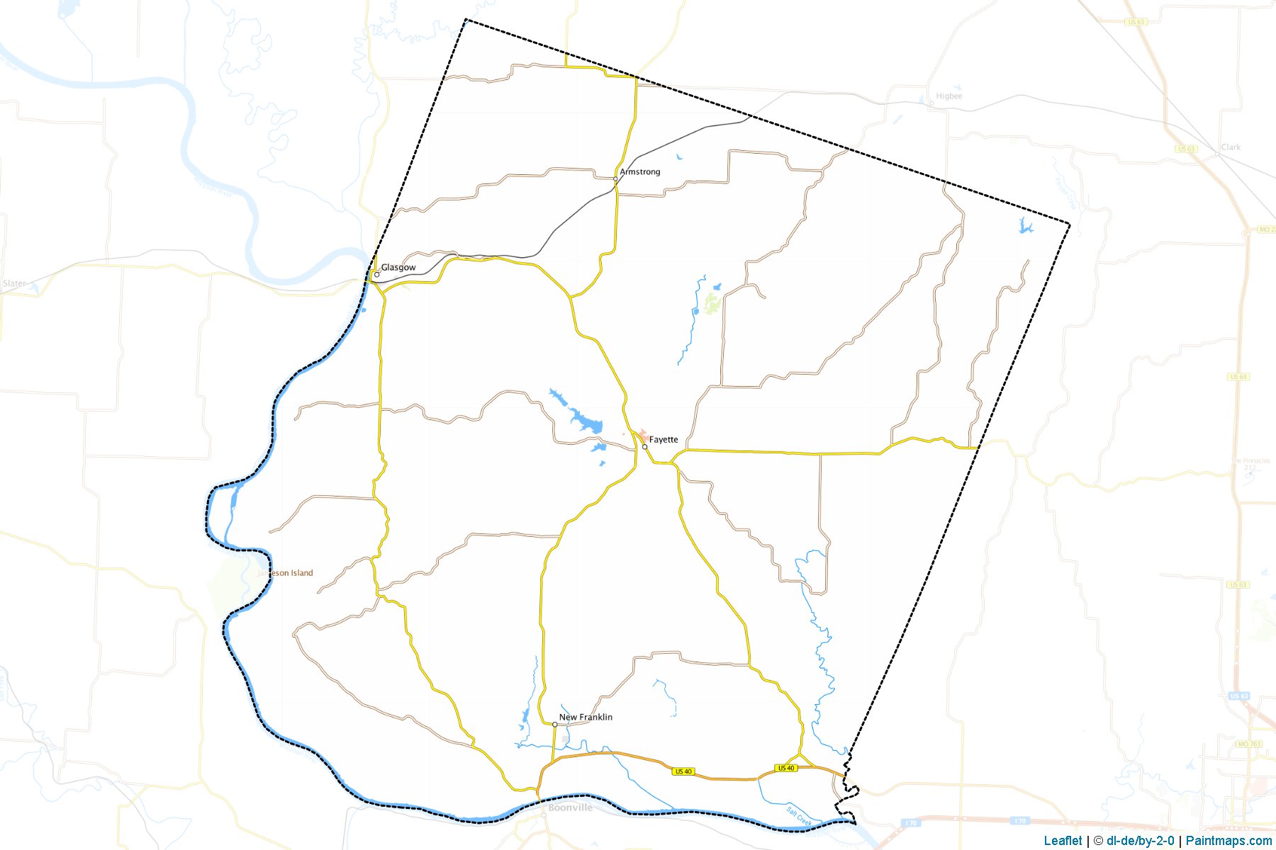 Howard (Missouri) Map Cropping Samples-1