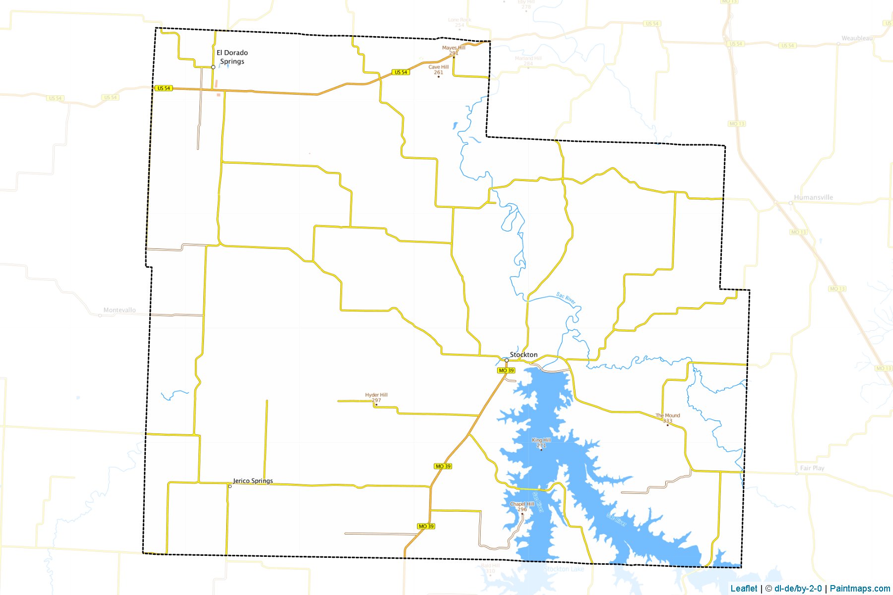 Cedar (Missouri) Map Cropping Samples-1