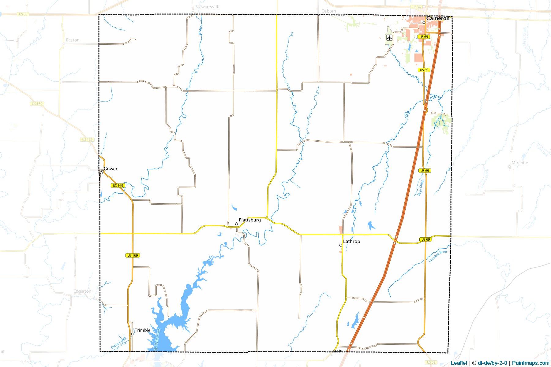 Clinton (Missouri) Map Cropping Samples-1