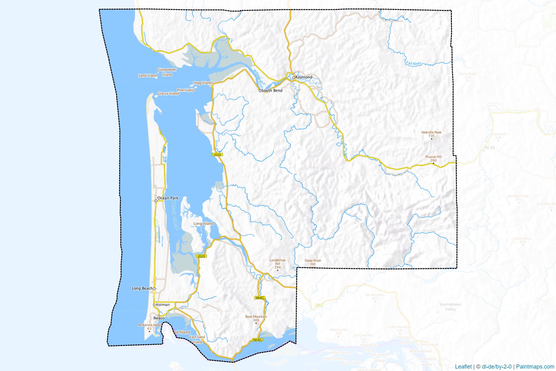 Pacific (Washington) Map Cropping Samples-1