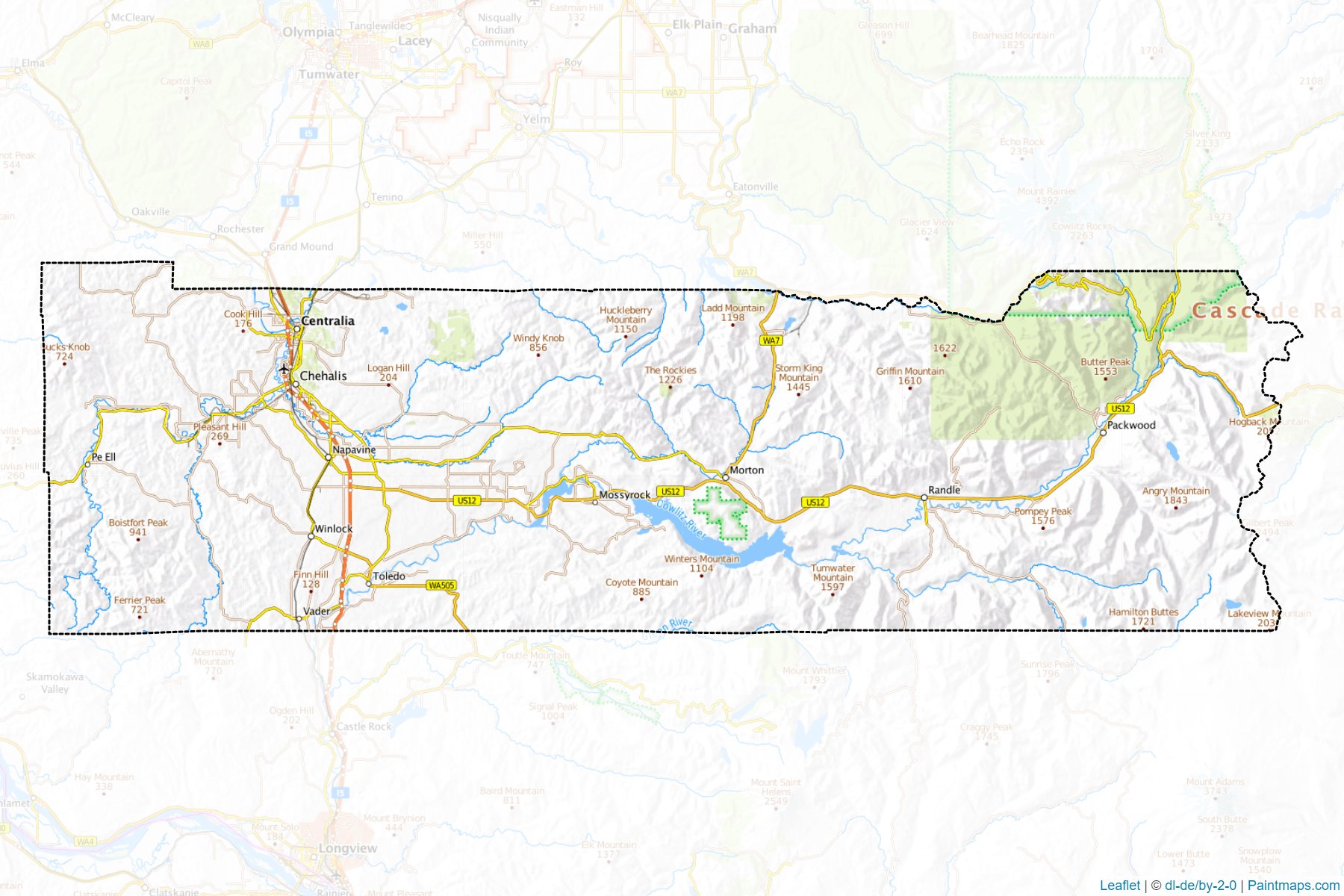 Lewis (Washington) Map Cropping Samples-1