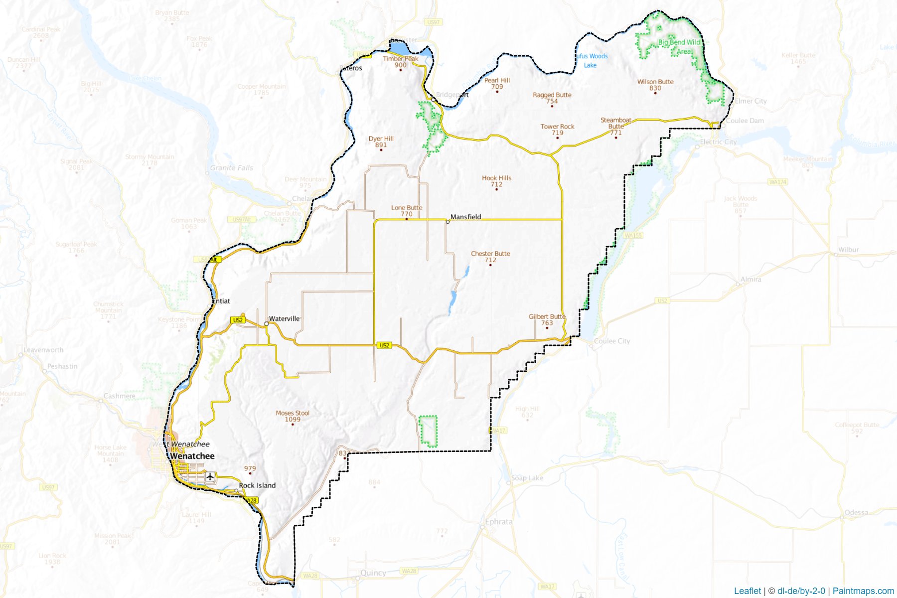 Douglas (Washington) Map Cropping Samples-1