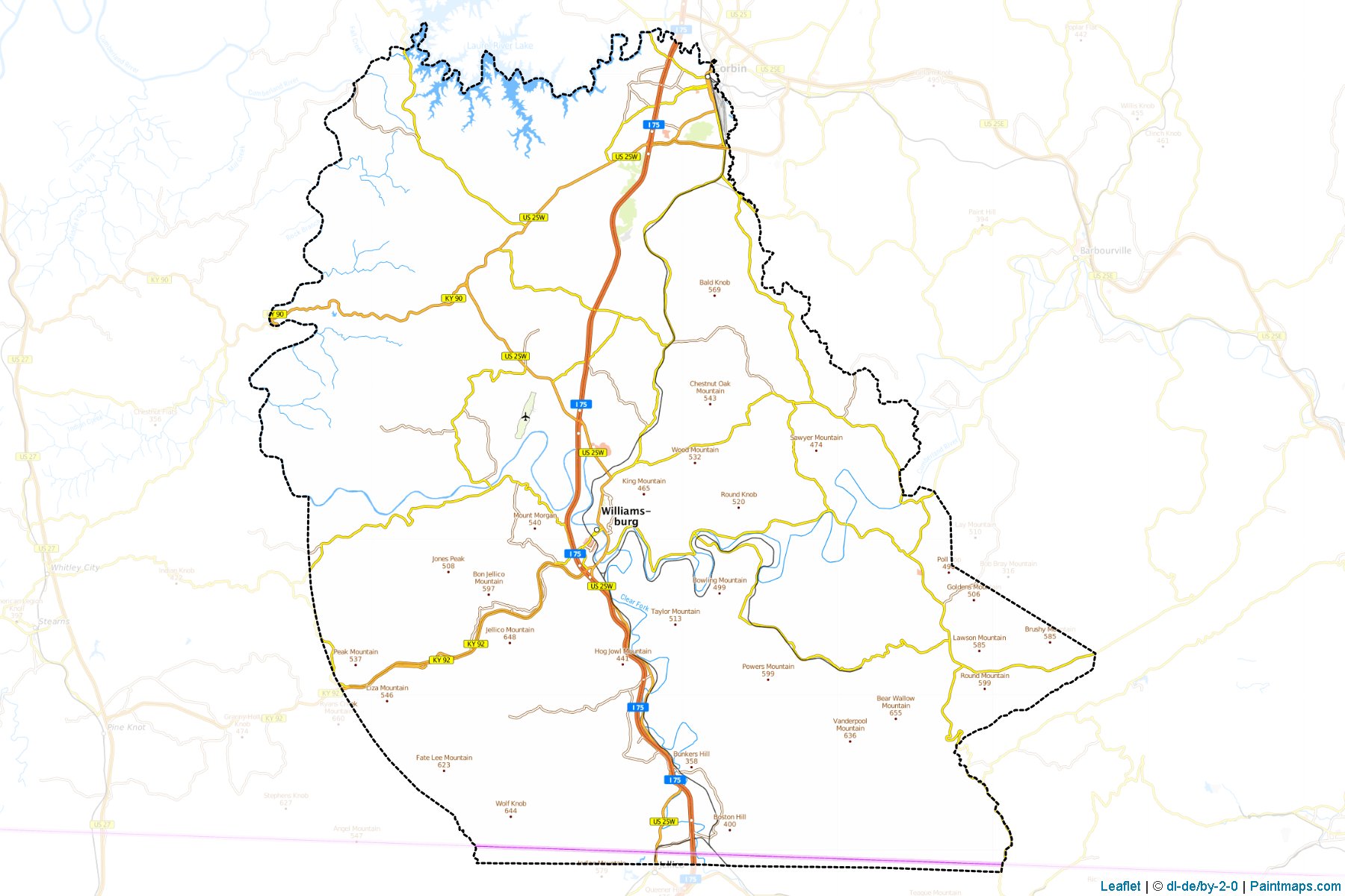 Whitley (Kentucky) Map Cropping Samples-1