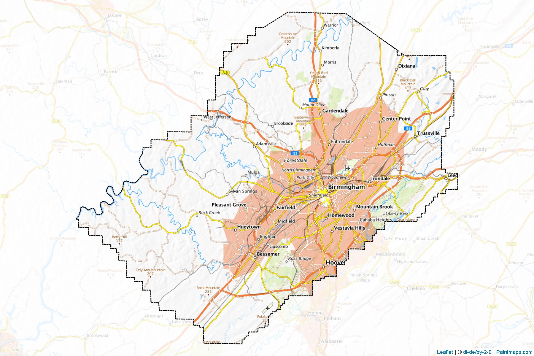 Jefferson (Alabama) Map Cropping Samples-1