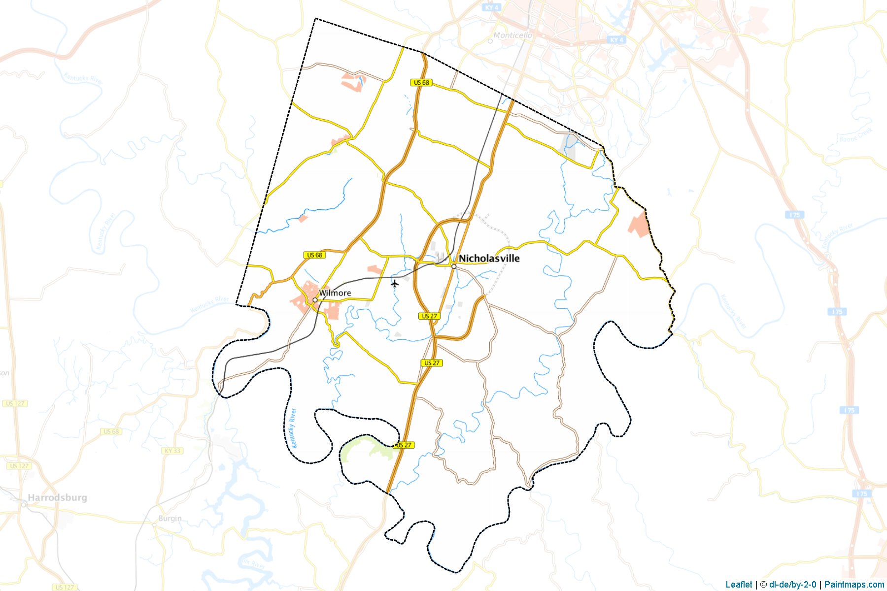 Jessamine (Kentucky) Map Cropping Samples-1