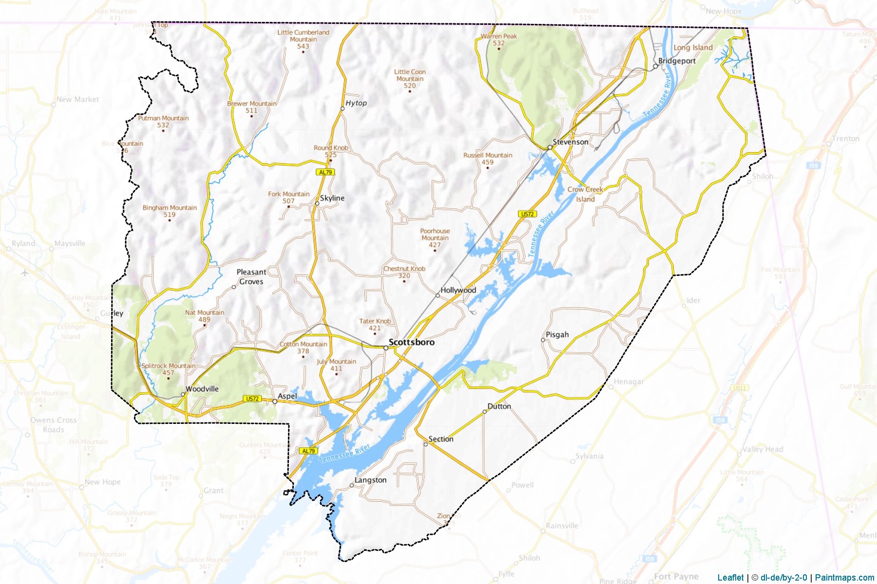 Jackson (Alabama) Map Cropping Samples-1